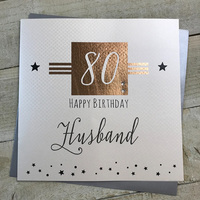 HUSBAND BIRTHDAY AGE 80 (XKMA80-H)