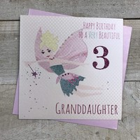 GRANDDAUGHTER 3RD BIRTHDAY, FAIRY (GA3-GD - SALE)