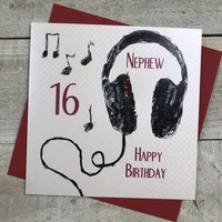 NEPHEW 16TH BIRTHDAY, HEADPHONES (SB54-N16 - SALE)