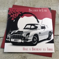 BROTHER-IN-LAW THRILL, BIRTHDAY CARD (SBS44 - SALE)