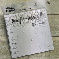 INVITES - TIME FOR PROSECCO PACK OF 6 (N90-5)