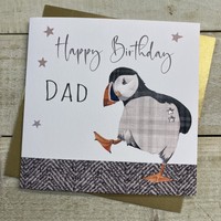 DAD PUFFIN BIRTHDAY CARD (S348-DAD)