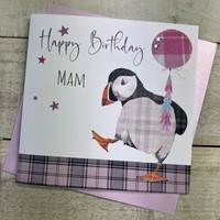MAM PUFFIN BIRTHDAY CARD (S348-MA)