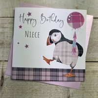 NIECE PUFFIN BIRTHDAY CARD (S348-N)