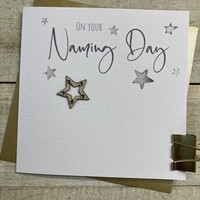 NAMING DAY - WOODEN STAR  (S360)