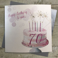 70TH BIRTHDAY - SPARKLER CAKE (XVN142-70)