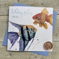 TROPICAL FISH BIRTHDAY CARD (S369)