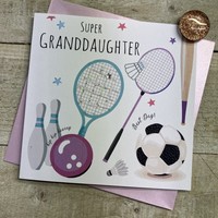 GRANDDAUGHTER SPORTS CARD (S371)