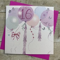 16TH BIRTHDAY - BALLOONS & BUTTERFLIES (DB16)