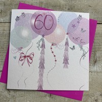 60TH BIRTHDAY - BALLOONS & BUTTERFLIES (DB60)
