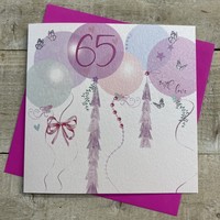 65TH BIRTHDAY - BALLOONS & BUTTERFLIES (DB65)