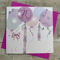 70TH BIRTHDAY - BALLOONS & BUTTERFLIES (DB70)
