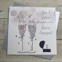 LARGE ENGAGEMENT CARD - SON & FUTURE DAUGHTER IN LAW (XD29-SFD)