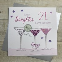 DAUGHTER AGE 21 COCKTAIL GLASSES (XS271-D21)