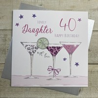 DAUGHTER AGE 40 COCKTAIL GLASSES (XS271-D40)