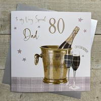 DAD 80 - GOLD CHAMPS BUCKET - BIRTHDAY (XS353-D80)