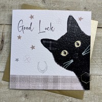 BLACK CAT - GOOD LUCK CARD (S357)