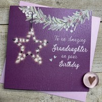 GRANDDAUGHTER - HANGING STAR - BIRTHDAY (D242)