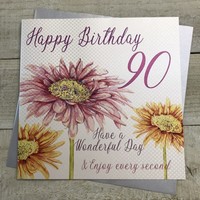 90 - GERBERA FLOWER LARGE CARD (XLWBA90)