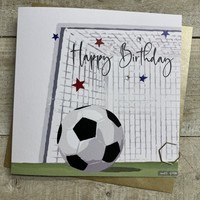 FOOTBALL/NET BIRTHDAY CARD (S358)