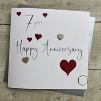7 - ANNIVERSARY HEARTS CARD (S108-7)