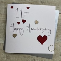11 - ANNIVERSARY HEARTS CARD (S108-11)