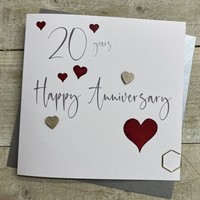 20 - ANNIVERSARY HEARTS CARD (S108-20)