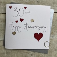 30 - ANNIVERSARY HEARTS CARD (S108-30)