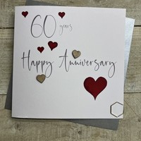 60 - ANNIVERSARY HEARTS CARD (S108-60)