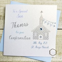 PERSONALISED SON CONFIRMATION CHURCH (P23-48-S)