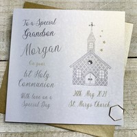 PERSONALISED GRANDSON FIRST HOLY COMMUNION CHURCH (P23-15-1HC-GS)