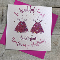 TWIN SISTERS BIRTHDAY - LITTLE DRESSES (R62)