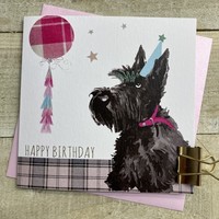 WESTIE DOG BIRTHDAY CARD (S384)