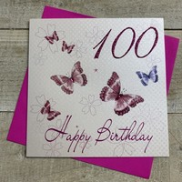 100TH BIRTHDAY - BUTTERFLIES (WBB100)