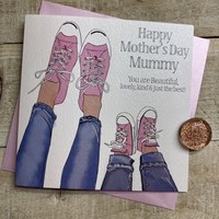 MOTHERS DAY  - MUMMY MATCHING PINK SHOES (M24-1)