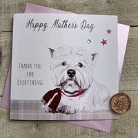 MOTHERS DAY  - WESTIE DOG (M24-21)