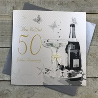 MUM & DAD GOLDEN 50TH ANNIVERSARY - COUPE  (XLBD50M - SALE)