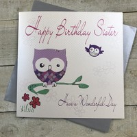 SISTER HAPPY BIRTHDAY - OWL (XLBD12 - SALE)