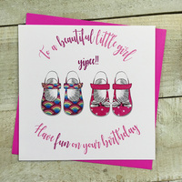 BEAUTIFUL LITTLE GIRL SHOES BIRTHDAY (R35)