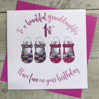 AGE 1 - GRANDDAUGHTER BIRTHDAY SHOES (R34 & XR34) (XR34)