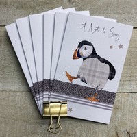 NOTELETS - A NOTE TO SAY PACK OF 6 - PUFFIN (N95-306)