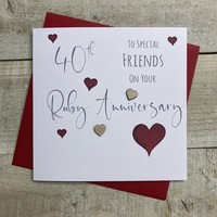 SPECIAL FRIENDS 40TH ANNIVERSRAY RED HEARTS (S108-SF40)