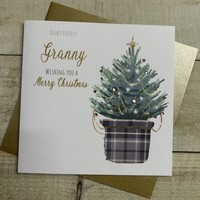 GRANNY CHRISTMAS CARD - GREEN TREE (C23-S1-GY)