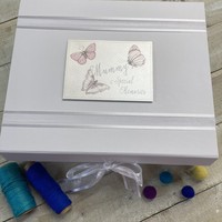 MUMMY - SPECIAL MEMORIES BUTTERFLIES KEEPSAKE BOX (BU2X-MY)