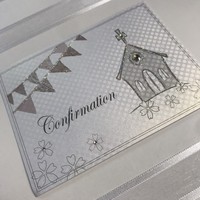 CONFIRMATION SILVER CHURCH & BUNTING  - GIFTS (CN)