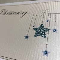 CHRISTENING GIFTS - BLUE HANGING STARS (BCS-GROUP)