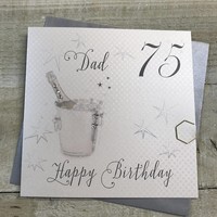DAD 75TH BIRTHDAY, CHAMPAGNE BUCKET (wbs75-d-SALE)
