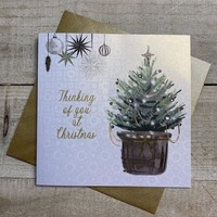 THINKING OF YOU AT CHRISTMAS - CHRISTMAS TREE CARD (C23-107-TOY)