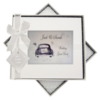 PERSONALISED WEDDING CAR GUEST BOOK (P-WC-G)