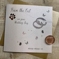 WEDDING FROM THE CAT - WEDDING RINGS (D253-C)